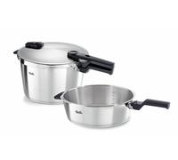 Juego de ollas a presión Fissler Vitaquick Premium 2 piezas, olla + sartén,...