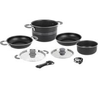 Juego de ollas brunner sabor 7+1 piezas con correa de sujeción ø 20 cm
