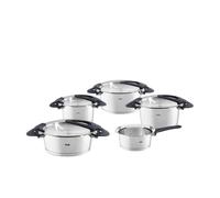 Juego de ollas Fissler Intensa de 5 piezas. escarchado