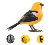 Juego de pájaros genéricos, pájaros cantando eléctricos, figura realista y linda para interacción hablante, favoritos, fiesta de oficina, materno, enriquecimiento de animales