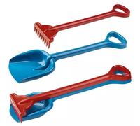 Juego de pala y rastrillo de plástico reciclado - 55 cm