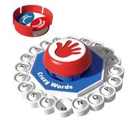 Juego de palabras - 13,8x13,8x5,3cm | Juego de ortografía de mesa familiar | Juguete educativo para crear vocabulario con bloques de letras para niños y adultos | Aprendizaje interactivo para diversió