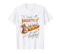 Juego de Palabras de celebración de ratón Lindo Don't Baguette It Camiseta