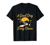 Juego de Palabras de Golf A Good Day Is a Long Drive Design Camiseta