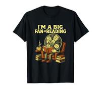Juego de palabras de lectura Soy un gran fan de los libros Nerd divertido Camiseta