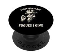 Juego de Palabras de música clásica, Fuguas de Beethoven Que doy PopSockets PopGrip Adhesivo