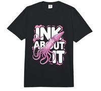 Juego de Palabras de pez Calamar de Pulpo cefalópodo - Ink About It Comfort Colors Adult Heavyweight T-Shirt
