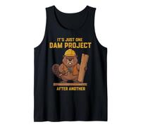 Juego de Palabras de Proyecto de Presa de Castor de Castor Camiseta sin Mangas