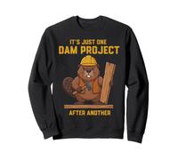 Juego de Palabras de Proyecto de Presa de Castor de Castor Sudadera