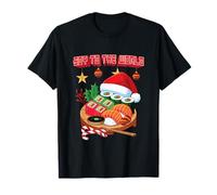 Juego de Palabras de Soja al Mundo - Sushi navideño japonés Divertido Camiseta