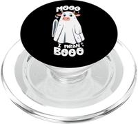 Juego de palabras de vaca fantasma de Halloween PopSockets PopGrip para MagSafe
