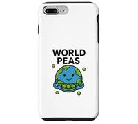 Juego de Palabras de World Peas Funny Peace con Linda Tierra y Vaina de Guisantes Carcasa para iPhone 7 Plus/8 Plus