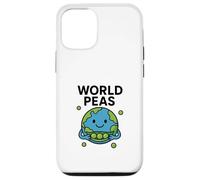 Juego de Palabras de World Peas Funny Peace con Linda Tierra y Vaina de Guisantes Carcasa para iPhone 12/12 Pro
