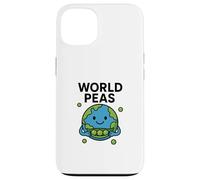 Juego de Palabras de World Peas Funny Peace con Linda Tierra y Vaina de Guisantes Carcasa para iPhone 13