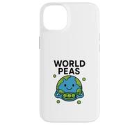 Juego de Palabras de World Peas Funny Peace con Linda Tierra y Vaina de Guisantes Carcasa para iPhone 14 Plus