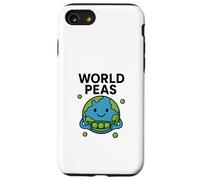 Juego de Palabras de World Peas Funny Peace con Linda Tierra y Vaina de Guisantes Carcasa para iPhone SE (2020) / 7/8