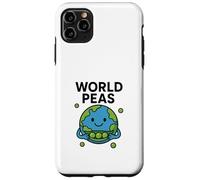 Juego de Palabras de World Peas Funny Peace con Linda Tierra y Vaina de Guisantes Carcasa para iPhone 11 Pro MAX
