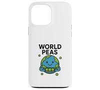 Juego de Palabras de World Peas Funny Peace con Linda Tierra y Vaina de Guisantes Carcasa para iPhone 13 Pro MAX