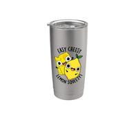 Juego de palabras divertido con sabor a limón y queso fácil Vaso térmico de acero inoxidable de doble pared