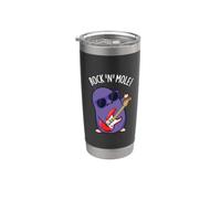 Juego de palabras divertido de animales Rock And Mole Vaso térmico de acero inoxidable de doble pared