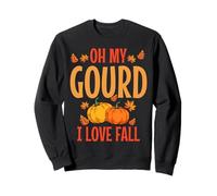 Juego de palabras divertido de calabaza I Love Fall Halloween Sudadera