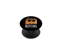 Juego de Palabras Divertido de Pastel de Carne PopSockets PopGrip Adhesivo