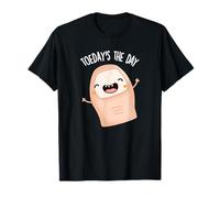 Juego de Palabras Divertido del Dedo del pie del día del día Camiseta