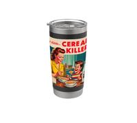 Juego de palabras fonético My little Cereal Killer (en serie) HorrorCore Vaso térmico de acero inoxidable de doble pared