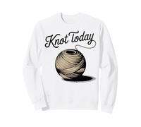 Juego de Palabras Knot Today para Tejer, Hacer Manualidades, Ganchillo Sudadera