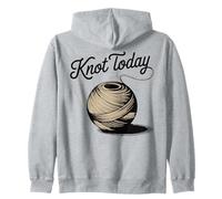 Juego de Palabras Knot Today para Tejer, Hacer Manualidades, Ganchillo Sudadera con Capucha