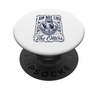 Juego de Palabras náutico Divertido I Am Not Like The Otters PopSockets PopGrip Adhesivo