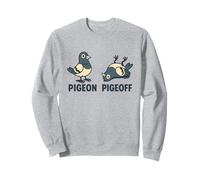 Juego de Palabras Pigeon Pigeoff Humor Visual Sudadera