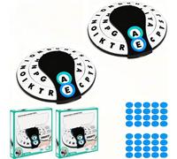 Juego de Palabras Spin & Shout, Comienza y Termina con un Juego de Palabras, Elige una categoría y Corre contra el cronómetro para ser el último Jugador, Juegos de Mesa con contraseña (2pcs)