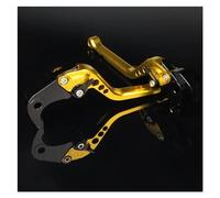 Juego de palancas de Freno de Aluminio Ajustables for Motocicleta Super SOCO TC, TCmax, TS y TSx.(Golden 177mm)
