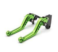 Juego de palancas de Freno de Aluminio Ajustables for Motocicleta Super SOCO TC, TCmax, TS y TSx.(Green 147mm)