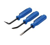 Juego De Palancas Mini Draper 125Mm Azul 3 Piezas Ángulos 27° Recto Y 55° 30598