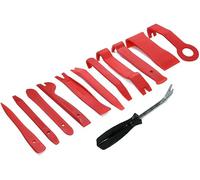 Juego de palancas para extraer tapicerias y molduras y palanca para sacar grapas, 12 piezas