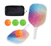 Juego de palas - Equipo deportivo profesional, equipo de entrenamiento para principiantes | Suministro de jugador de atleta, juego de cancha al aire libre, accesorio de viaje para gimnasio, escuela