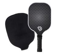 Juego de Palas para encurtidos, Juego de Bolas para encurtidos con - Remo de Fibra de Carbono para Pickle Ball con de Raqueta para Pickle Ball - Juego de Bolas para encurtidos con Mango an