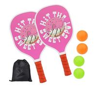 Juego de Palas para Pelotas con Orificio - Remo de Pelotas con Funda | Kit de para Pelotas Deportivas, Amplia Zona de Pala, Deportes para Campos, Palas para Pickleballs, Tabla