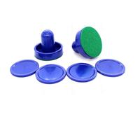 Juego de paleta de hockey de aire y 4 discos de plástico duradero, repuesto para mesas de juego para adultos y niños