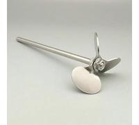 Juego de paletas agitadoras de tres palas de acero inoxidable for laboratorio con varilla (diámetro de 40 mm a 120 mm)(60x8x300mm)