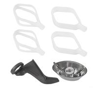Juego de paletas de galletas con accionamiento de látigo de metal compatible con Bosch Plus NutriMill para batidoras de soporte artista, extensor de gancho de masa, accesorios para hornear
