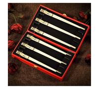 juego de palillos, Palillos chinos de porcelana blanca, palillos, caja regalo premium, 10 pares reutilizables sushi japoneses-24,2 cm A-6(6 pairs)