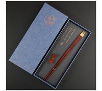 Juego de Palillos Reutilizables de Madera de Primera Calidad y Soporte para Palillos, Caja de Regalo - Palillos Chinos, japoneses y Coreanos de Madera Natural con Estuche, Q