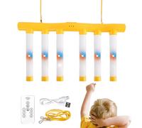 Juego de palos compactos, con mando a distancia e iluminación multicolor - Juego de desafíos de palos de reflejo para familia, para y para animaciones en interiores y exteriores