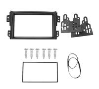 Juego De Panel Radio Fascia Radio Coche 2Din para Suzuki para Splash Ritz 2008-2014, Kit Panel Estéreo, Marco DVD Tablero, Cubierta Bisel Adaptador Audio Facia