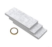 Juego de paneles de espuma aislante para aire acondicionado, tableros de 16.5 pulgadas para kit de sellado de ventanas, resistencia al calor y bloqueo de sonido