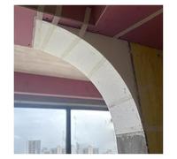 Juego de paneles de esquina de pared de yeso, kit de arco de yeso precurvado para puertas, salas de estar, armarios, pasillos, fácil instalación