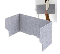 Juego de paneles de privacidad para escritorio de oficina, divisor absorbente de sonido, reducción de ruido y distracción visual, 60 cm, partición de cubículo para espacios de trabajo del hogar y